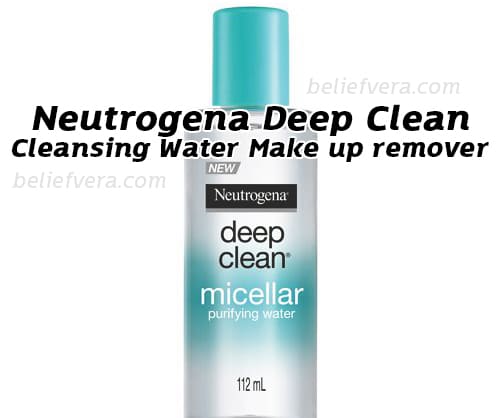 Neutrogena Deep Clean Cleansing Water Make up remover